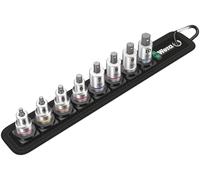 Wera 05003971001 Belt B 2 Zyklop In-Hex-Plus bit socket set with holding function, 3/8" drive, 8 pieces