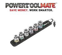 Wera 05003995001 Belt C 1 Zyklop Socket Set Holding Function, 1/2" Drive 7 Piece