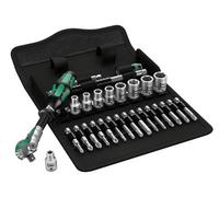 Wera 05004016001 8100 Sa 6 Zyklop Speed Ratchet & Socket Metric Set Of 28 1/4In Drive Wer004016