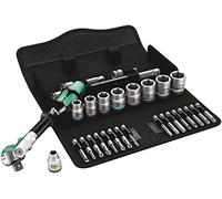Wera 8100 SB 9 Zyklop Speed Multi-function Ratchet, Socket & Bit Set, 3/8" Drive, Imperial, 29pc, 05004049001