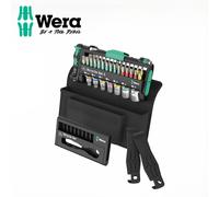 Wera 05004187001 41 Piece Bicycle Set 3 Ratchet 1/4", Screwdriver Bit Socket Set