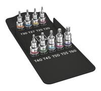 Wera 8767 C Zyklop Torx HF 9 Piece Socket Set 1/2" Drive x 60mm Torx Bits with Fastener Holding Function