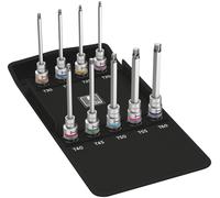 Wera 05004212001 8767 C TORX® HF 3 Zyklop bit socket set with 1/2" drive, with holding function, 9 pieces