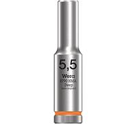 Wera 05004502001 8790 HMA Deep 1/4" socket, 5.5 x 50 mm