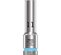 Wera 05004551001 8790 HMC Deep Socket, Cyan, 11.0 mm