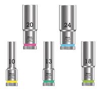 Wera 05004552001 8790 HMC Deep socket with 1/2" drive, 12 x 83 mm