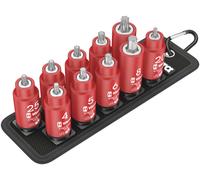 Wera 05004930001 Belt B VDE 1 Zyklop bit socket set TORX® / hexagonal socket with holding function, 3/8" drive, 11 pieces