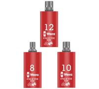 Wera 05004941001 8760 B VDE XZN Zyklop bit socket, insulated, 3/8" drive, for multi-point socket screws, M 10 x 59 mm
