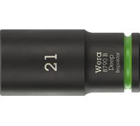 Wera 8790 B Impaktor Deep Socket with 3/8" Drive, 21 x 63 mm