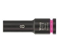 Wera 8790 B Impaktor Deep Socket with 3/8" Drive, 21 x 63 mm