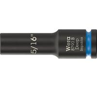 Wera 05005565001 8790 B Impaktor Deep Socket with 3/8" drive, 5/16" x 63 mm