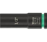 Wera 8790 B Impaktor Deep Socket with 3/8" Drive, 1/2" x 63 mm