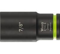 Wera 8790 B Impaktor Deep Socket with 3/8" Drive, 7/8" x 63 mm
