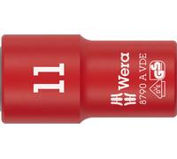 Wera 8790 A VDE Zyklop 1/4" 11 x 41mm Insulated Socket