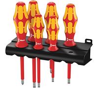Wera 05006145001 160i "Kraftform PlusSerie 100" Rack Screwdriver Set - Silver (6-Piece)
