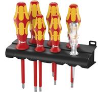Wera 05006147001 160 i/7 Rack, VDE Insulated Screwdriver Set, 7 Pieces