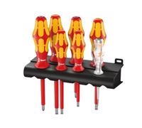 Wera 05006148001 Kraftform Plus Vde Series 100 Screwdriver Set, 7 Piece Wer006148
