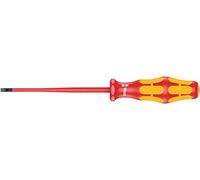 Wera 05006440001 0.6 x 3.5 x 100 mm "160iS VDE" Insulated Screwdriver for Slotted Screws - Silver