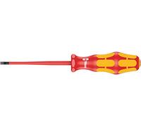 Wera 05006441001 0.8 x 4 x 100 mm "160iS VDE" Insulated Screwdriver for Slotted Screws - Silver
