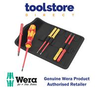 Wera 003472 Kraftform VDE Kompakt Screwdriver Set of 7 Interchange SL PZ