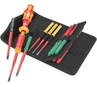 Wera 05006605001 Kraftform Kompakt VDE 15 Torque 1.2-3.0 Nm extra slim 1 Tool finder, 15 pieces