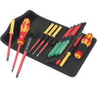 Wera 05006611001 Kraftform Kompakt VDE 17 Universal 1 Tool Finder, VDE Interchangeable Blades with Kraftform Handle