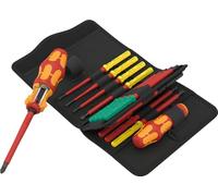 Wera VDE Ratchet Screwdriver Set KK VDE 17 RA 1 17pc Colour Coded PH PZ TX SL
