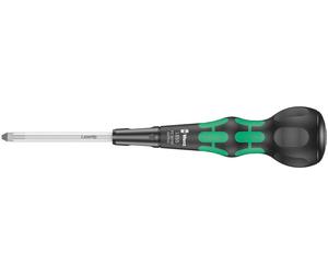 Wera 05007910001 1855 PZ Kraftform Ball-Grip Pozidriv-head screwdriver, PZ 2 x 100 mm