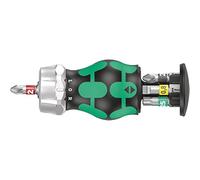 Wera 05008883001 Kraftform Kompakt Stubby Magazine RA 1, Stubby Ratchet Screwdri