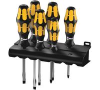 Wera 05018283001 932 S/6 Screwdriver set Kraftform Wera 05018283001: Chiseldriver and rack, 6 pieces