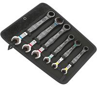 Wera 05020022001 6000/6002 Joker 6 Set 1 Ratcheting combination / double open-end wrenches set, 6 pieces