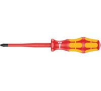 Wera 05020133001 2 x 100 mm "162 iSS PH VDE" Insulated Screwdriver for Phillips Screws - Silver