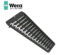 Wera 6003 15 Piece Joker Combination Ring Open End 5.5 - 19mm Spanner Set,020302