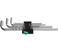 Wera 950L SM N 9 Piece Chrome Plated Hex Key Set