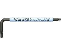 Wera 05022651001 950 SPKS L-key Multicolour, Imperial, BlackLaser, 5/64" x 50 mm