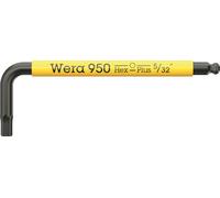 Wera 05022654001 950 SPKS L-key Multicolour, Imperial, BlackLaser, 5/32" x 71 mm