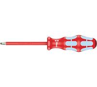 Wera 05022740001 3165 i PZ VDE Insulated screwdriver for Pozidriv screws, stainless, PZ 1 x 80 mm