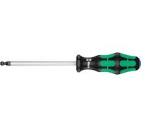 Wera 05022920001 352 Ball end screwdriver for hexagon socket screws, 1/4" x 125 mm