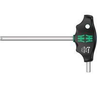 Wera 05023365001 454 HF T-Handle Hexagon Screwdriver Hex-Plus with Holding Function, Imperial, Imp 5/16" x 150 mm