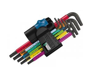 Wera 05024179001 967Sl/9 Torx Hf Key Set T8-T40 Multicolour 9Pc