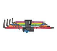 Wera 05024470001 967 TX SXL TORX® HF Multicolour BL Long L-Key Set TX 8-40 9pc