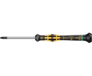 Wera 05030114001 1567 TORX® BO ESD Kraftform Micro screwdriver for tamper-proof TORX® screws, TX 8 BO x 60 mm