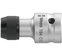Wera 05042768001 Adaptor Quick Release Chuck 784 C 1/2" /2, 5/16x50mm, Silver, 5/16", 50 mm