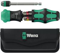 Wera 05051515001 Kraftform Kompakt 25 RA-R with pouch, 6 pieces