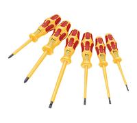 Wera 05051575001 1060 i/1062 i/6 Kraftform VDE Screwdriver Set, 6 pc