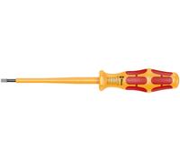 Wera 05051582001 1060 i VDE-insulated Kraftform slotted screwdriver, 0.6 x 3.5 x 100 mm