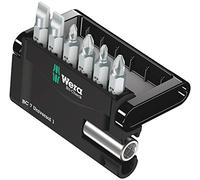Wera 05056295001 Mini-Check Set Extra-Tough for Drill/Drivers, Slotted, Pozidriv, Phillips 7pc