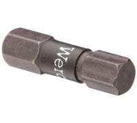 Wera 05057606001 6 x 25 mm "Impact 840/1 IMP DC" Bits for Hex Socket Screws - Silver