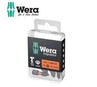5x WERA 25mm IMPAKTOR PH2 PHILLIPS 2 Diamond Impact Drill Driver Screwdriver Bit