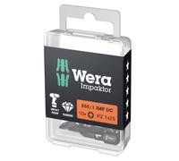 Wera Impaktor Diamond Impact Driver Rated Screwdriver Bits, Pozi Phillips Hex Tx
